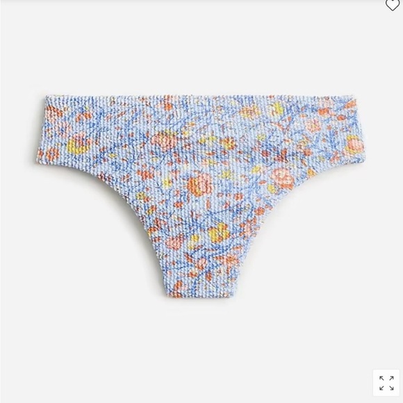 NWT J. Crew Scrunchie High-rise Bikini Bottom In Afternoon Floral - Picture 3 of 4